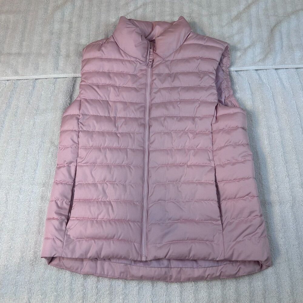 Old Navy Active Girls XL 14-16 Pink Puffer Vest Quilted Lightweight Outerwear